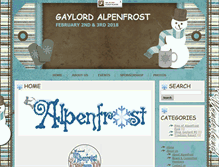 Tablet Screenshot of gaylordalpenfrost.com